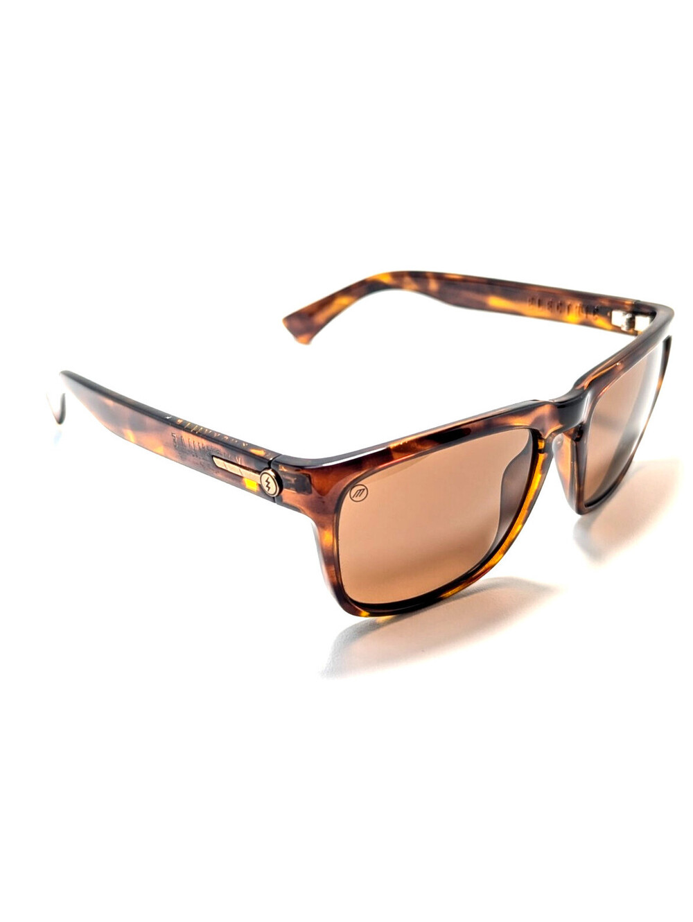 Electric Knoxville Classic Brown Tortoiseshell Square Men's Fashion Sunglasses